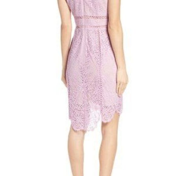 Harlyn by Nordstrom Eyelet Sleeveless Minidress Lavender Medium - Picture 2 of 9